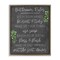Stupell Industries Bathroom Rules with Greenery Framed Floater Canvas Wall Art Design by Kim Allen